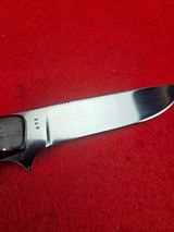 Beautiful Custom Knife By Los Osos California Maker Joe Funderburg - Hunting/Utility Knife 1970s With Original Catalog - 17 of 20
