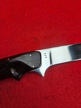Beautiful Custom Knife By Los Osos California Maker Joe Funderburg - Hunting/Utility Knife 1970s With Original Catalog - 16 of 20