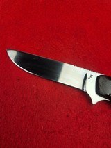 Beautiful Custom Knife By Los Osos California Maker Joe Funderburg - Hunting/Utility Knife 1970s With Original Catalog - 9 of 20