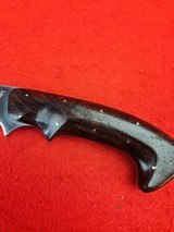 Beautiful Custom Knife By Los Osos California Maker Joe Funderburg - Hunting/Utility Knife 1970s With Original Catalog - 6 of 20