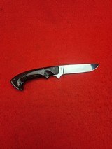 Beautiful Custom Knife By Los Osos California Maker Joe Funderburg - Hunting/Utility Knife 1970s With Original Catalog - 12 of 20