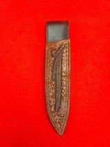 Beautiful Loyd McConnell Boot Knife - Red Corral Scales - Made Late 1990's - Premier Knifemaker For Holland & Holland! - 18 of 20
