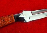 Beautiful Loyd McConnell Boot Knife - Red Corral Scales - Made Late 1990's - Premier Knifemaker For Holland & Holland! - 14 of 20
