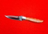 Beautiful Loyd McConnell Boot Knife - Red Corral Scales - Made Late 1990's - Premier Knifemaker For Holland & Holland! - 3 of 20