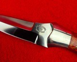 Beautiful Loyd McConnell Boot Knife - Red Corral Scales - Made Late 1990's - Premier Knifemaker For Holland & Holland! - 7 of 20