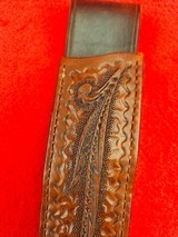 Beautiful Loyd McConnell Boot Knife - Red Corral Scales - Made Late 1990's - Premier Knifemaker For Holland & Holland! - 19 of 20