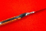 Beautiful Loyd McConnell Boot Knife - Red Corral Scales - Made Late 1990's - Premier Knifemaker For Holland & Holland! - 17 of 20