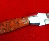 Beautiful Loyd McConnell Boot Knife - Red Corral Scales - Made Late 1990's - Premier Knifemaker For Holland & Holland! - 13 of 20