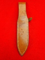 Vintage 1960s Ralph Bone Custom Made Hunting/Skinning Knife - Excellent Example! Made In Lubbock Texas - 16 of 16