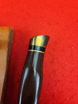 G.W. Stone MK Skinner Knife Famous Texas Knife Maker 1960's - Excellent Condition - Brown Micarta - 2 of 16