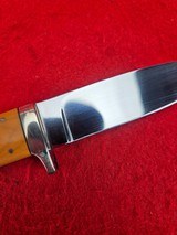 Lloyd Hale Drop Point Hunter - Yellow Westinghouse Micarta - 1960's Vintage - 13 of 16