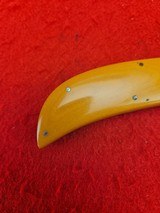 Lloyd Hale Drop Point Hunter - Yellow Westinghouse Micarta - 1960's Vintage - 10 of 16
