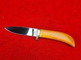 Lloyd Hale Drop Point Hunter - Yellow Westinghouse Micarta - 1960's Vintage - 2 of 16