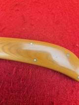 Lloyd Hale Drop Point Hunter - Yellow Westinghouse Micarta - 1960's Vintage - 4 of 16