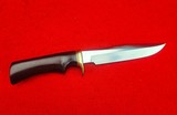Randall Made Knives Model 5-6 Camp & Trail - Made In 1995 - Decked Out Brass Spacers - Maroon Micarta - Skip The 7 Year Wait Buy One Today! - 8 of 18