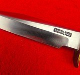 Randall Made Knives Model 5-6 Camp & Trail - Made In 1995 - Decked Out Brass Spacers - Maroon Micarta - Skip The 7 Year Wait Buy One Today! - 6 of 18