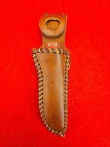 Steve Morseth Handmade Custom Hunting Knife - Beautiful & Rare Laminated Wood Handel With Original Sheath - 17 of 18