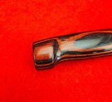 Steve Morseth Handmade Custom Hunting Knife - Beautiful & Rare Laminated Wood Handel With Original Sheath - 4 of 18