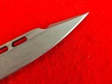 Scarce Microtech H.A.L.O. October 1997 Production Coffin OTF Knife Original Kydex Belt Clip - 16 of 18