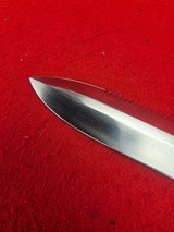 Randall Made Knives Model #14 W/Sawteeth - Black Micarta - Razor Sharp! Skip The 7 Year Wait - Buy Today! - 9 of 18