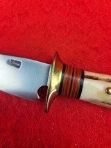 J. Behring Handmade Stag Custom Knife - Scagel Style - Pinned Stag - Beautiful! - 6 of 20