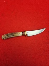 J. Behring Handmade Stag Custom Knife - Scagel Style - Pinned Stag - Beautiful! - 10 of 20