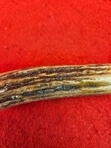 J. Behring Handmade Stag Custom Knife - Scagel Style - Pinned Stag - Beautiful! - 12 of 20