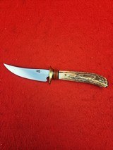 J. Behring Handmade Stag Custom Knife - Scagel Style - Pinned Stag - Beautiful! - 2 of 20