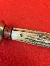 J. Behring Handmade Stag Custom Knife - Scagel Style - Pinned Stag - Beautiful! - 5 of 20