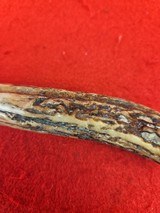 J. Behring Handmade Stag Custom Knife - Scagel Style - Pinned Stag - Beautiful! - 4 of 20