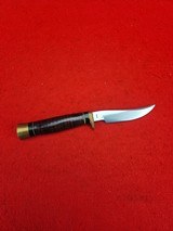 1960's Ralph Bone Bird & Trout Custom Knife - Lubbock Texas - Excellent Condition - 2 of 16