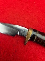 1960's Ralph Bone Bird & Trout Custom Knife - Lubbock Texas - Excellent Condition - 12 of 16