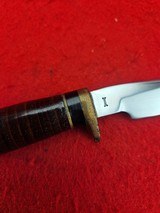 1960's Ralph Bone Bird & Trout Custom Knife - Lubbock Texas - Excellent Condition - 5 of 16