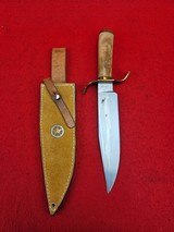 Rusty Polk Custom Made Bowie Knife - FWI Handel - With Polk Made Sheath - 1 of 20