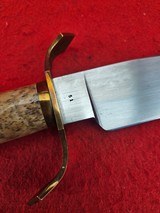Rusty Polk Custom Made Bowie Knife - FWI Handel - With Polk Made Sheath - 13 of 20