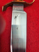 Rusty Polk Custom Made Bowie Knife - FWI Handel - With Polk Made Sheath - 5 of 20