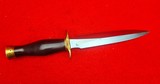 Vintage Randall Made Knives Model #2-7 Maroon Micarta W/Brass Buttcap Beautiful! - 10 of 20