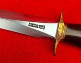 Vintage Randall Made Knives Model #2-7 Maroon Micarta W/Brass Buttcap Beautiful! - 7 of 20
