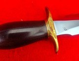 Vintage Randall Made Knives Model #2-7 Maroon Micarta W/Brass Buttcap Beautiful! - 13 of 20