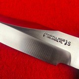 40 Year Old Randall Made Knives Model 12-6 Little Bear Bowie - Exotic Thuya Burl Wood Handel - 8 of 20