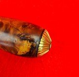 40 Year Old Randall Made Knives Model 12-6 Little Bear Bowie - Exotic Thuya Burl Wood Handel - 3 of 20