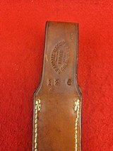 40 Year Old Randall Made Knives Model 12-6 Little Bear Bowie - Exotic Thuya Burl Wood Handel - 20 of 20