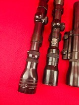 Gun Cabinet Scope Lot Cleanup! 1960's! Redfield-El Paso Weavers - Kahles-Wien! Buying All For One Price - 2 of 20