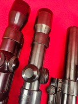 Gun Cabinet Scope Lot Cleanup! 1960's! Redfield-El Paso Weavers - Kahles-Wien! Buying All For One Price - 6 of 20