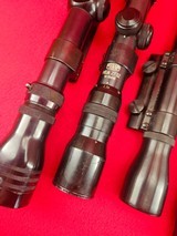 Gun Cabinet Scope Lot Cleanup! 1960's! Redfield-El Paso Weavers - Kahles-Wien! Buying All For One Price - 4 of 20