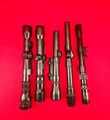 Gun Cabinet Scope Lot Cleanup! 1960's! Redfield-El Paso Weavers - Kahles-Wien! Buying All For One Price - 1 of 20