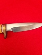 Rare Westinghouse Old Yellow Micarta Randall Made Knife Model 26 Pathfinder - 30+ Years Old! - 14 of 18