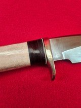 Early 1990's Randall Made Knives Model 25-5 Trapper With Polished Stag! Skip The 7 Year Wait! - 13 of 18