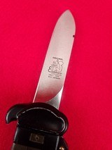 East German Army Gravity Knife Eickhorn Marked Blade - Nice Piece - 2 of 11