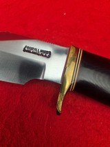 Vintage Randall Made Knife Model 19-5 Bushmaster - Deep Maroon Micarta - Rare! - 6 of 20